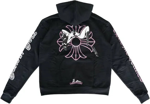 Chrome Hearts Deadly Doll Hoodie (Black/Pink)