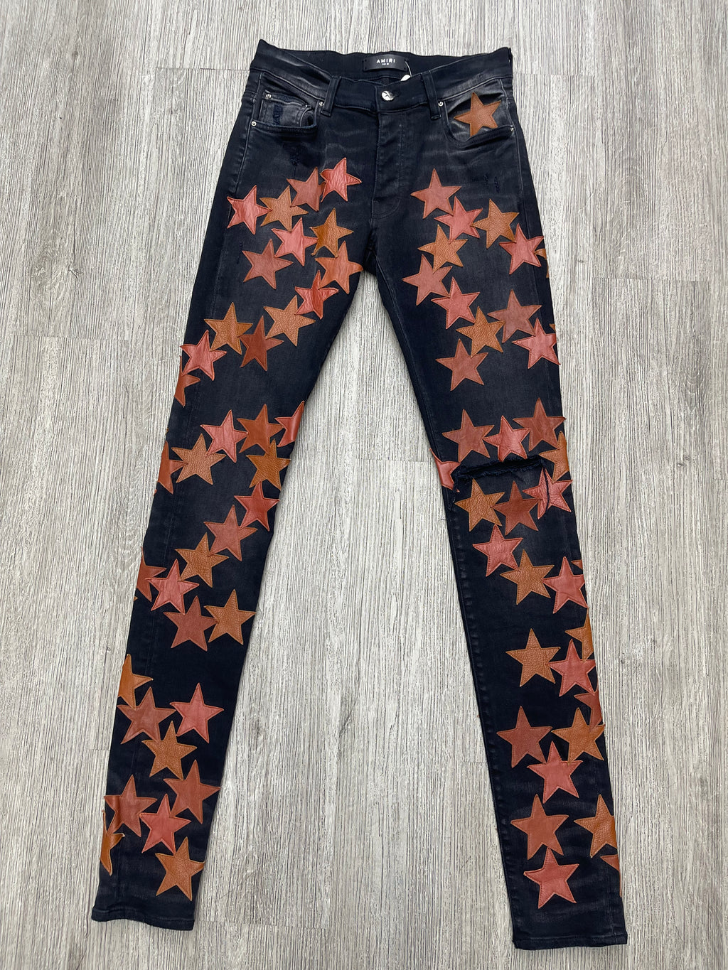 Amiri X Chemist Jeans (Orange/Black)