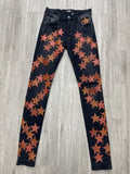 Amiri X Chemist Jeans (Orange/Black)