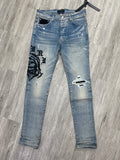 Amiri Wes Lang Jeans Blue