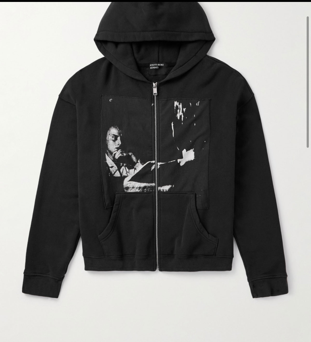 Enfants riches deprimes zip up hoodie (Black) “assemblage”