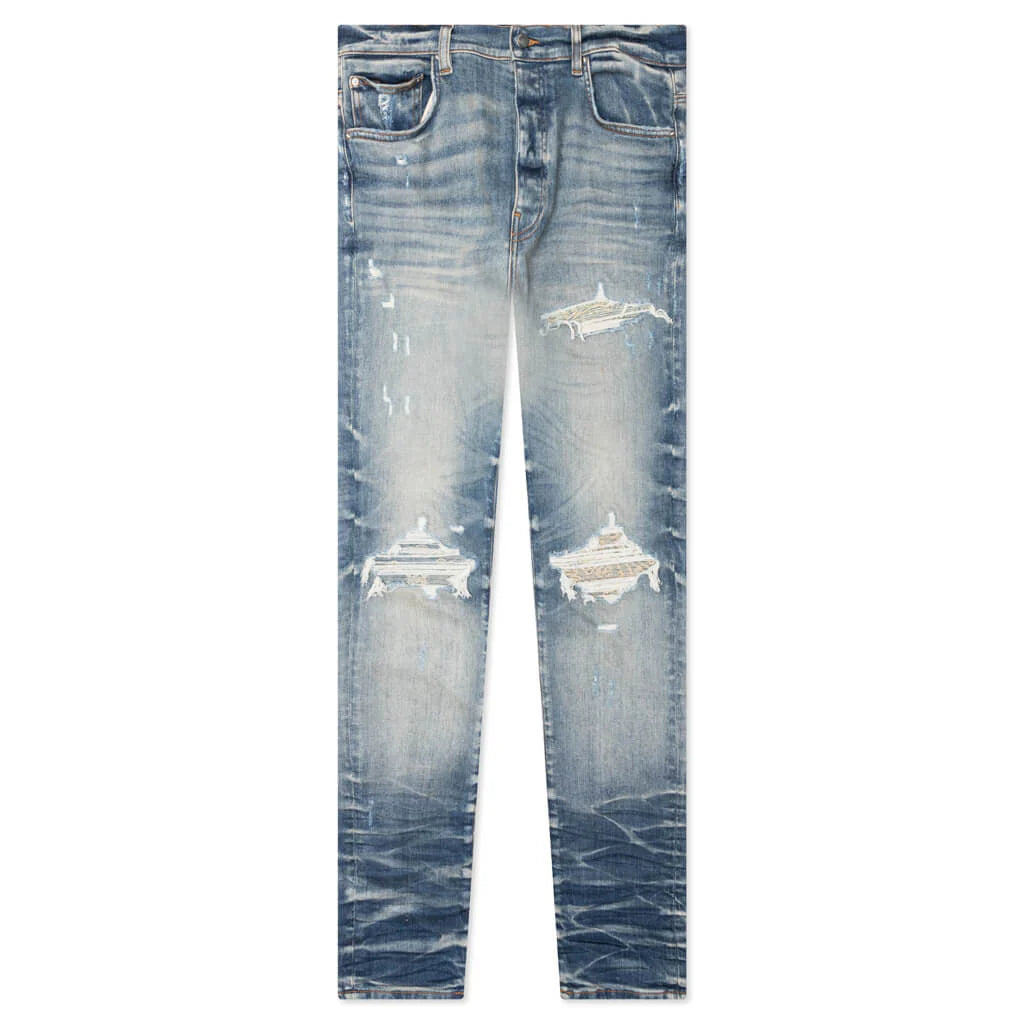 Amiri Bandana Jacquard Mx1 Jean Blue
