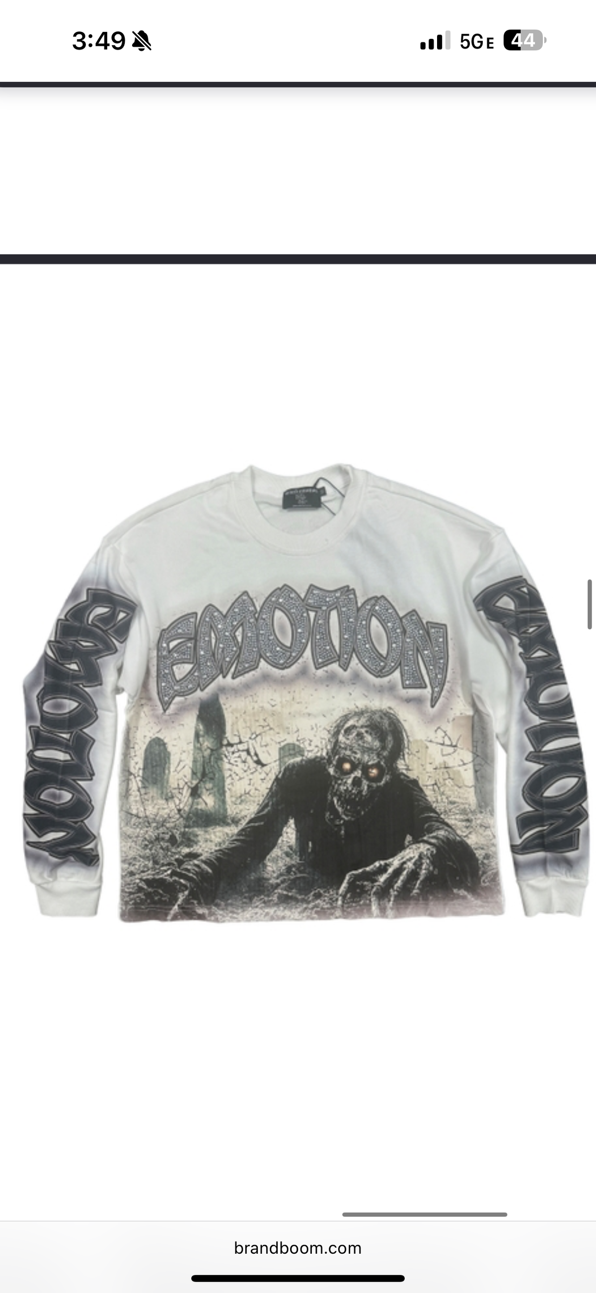 Mixed Emotions “Ressurection” longsleeve white