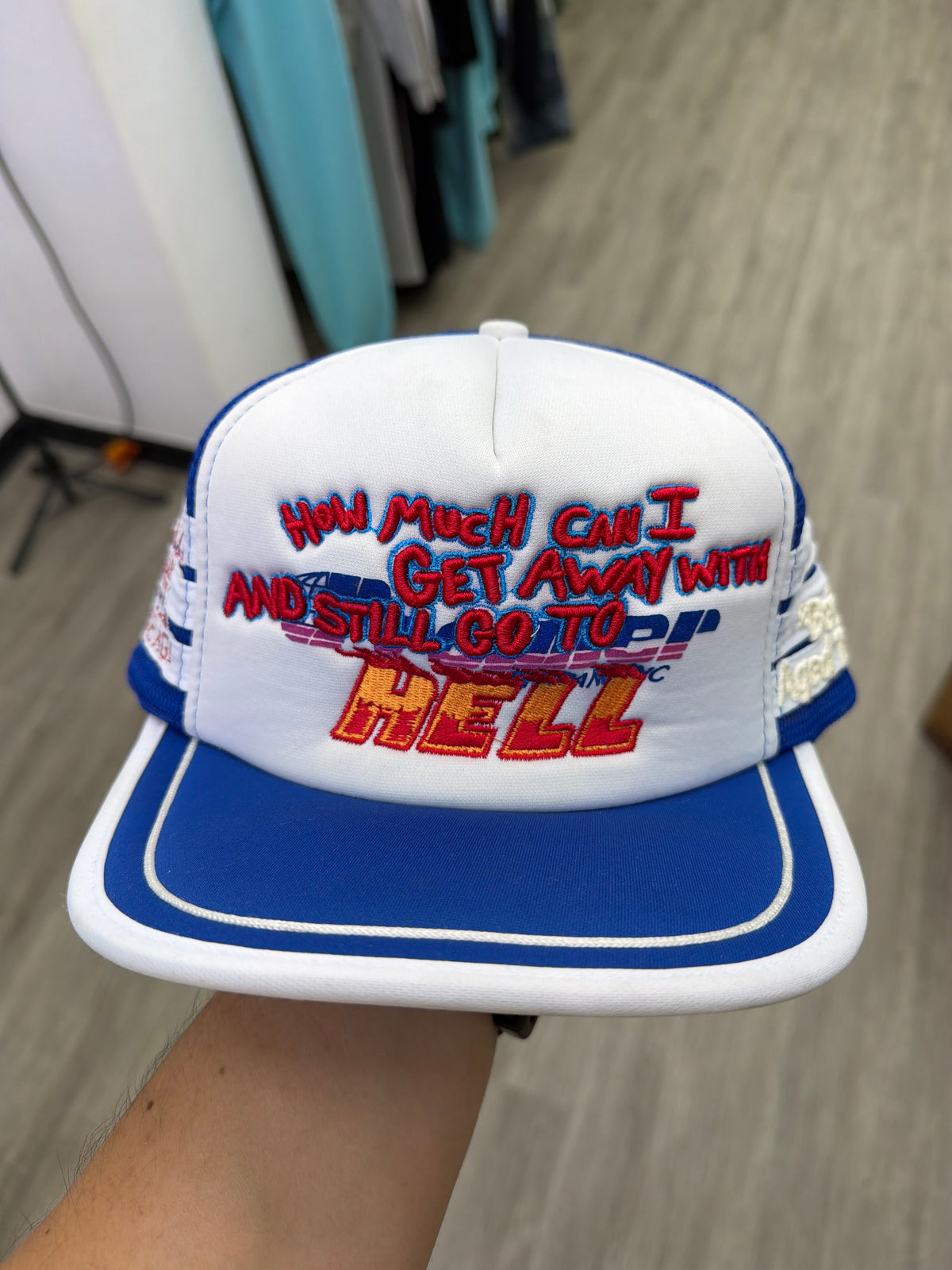 Better With Age Trucker Hat (Blue/White)