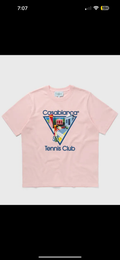 Casablanca “La Joueuse” Tee (Pink)