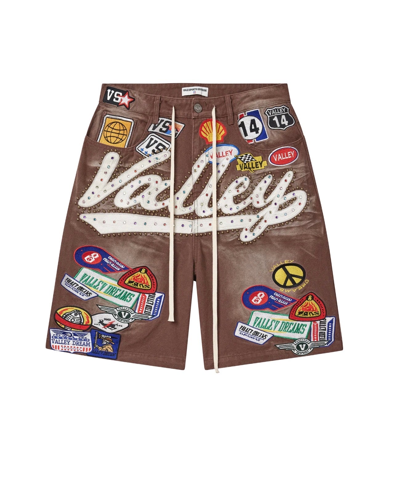 Vale Brown 1980 Denim Shorts
