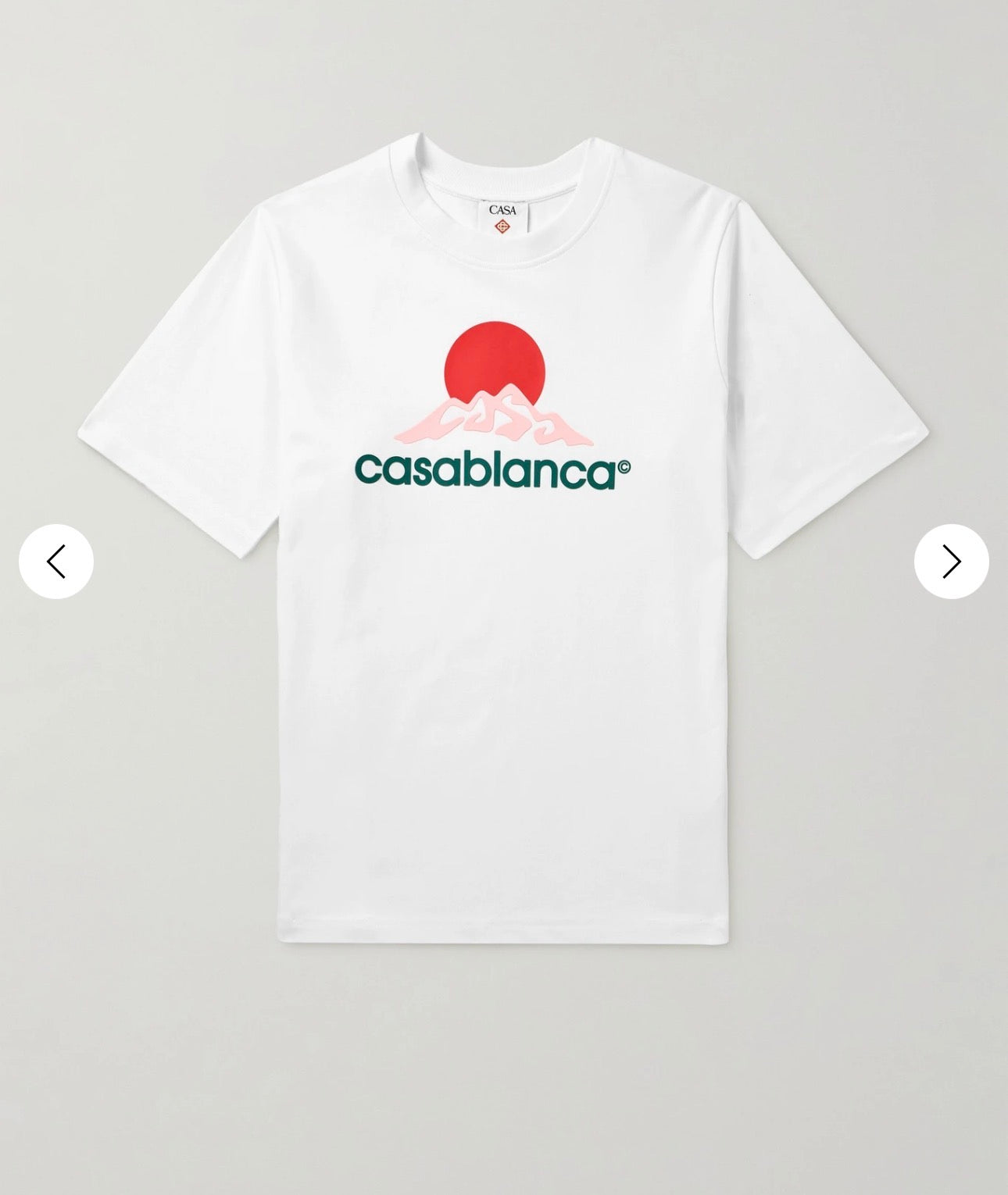 Casablanca “Montagne” Tee (White)