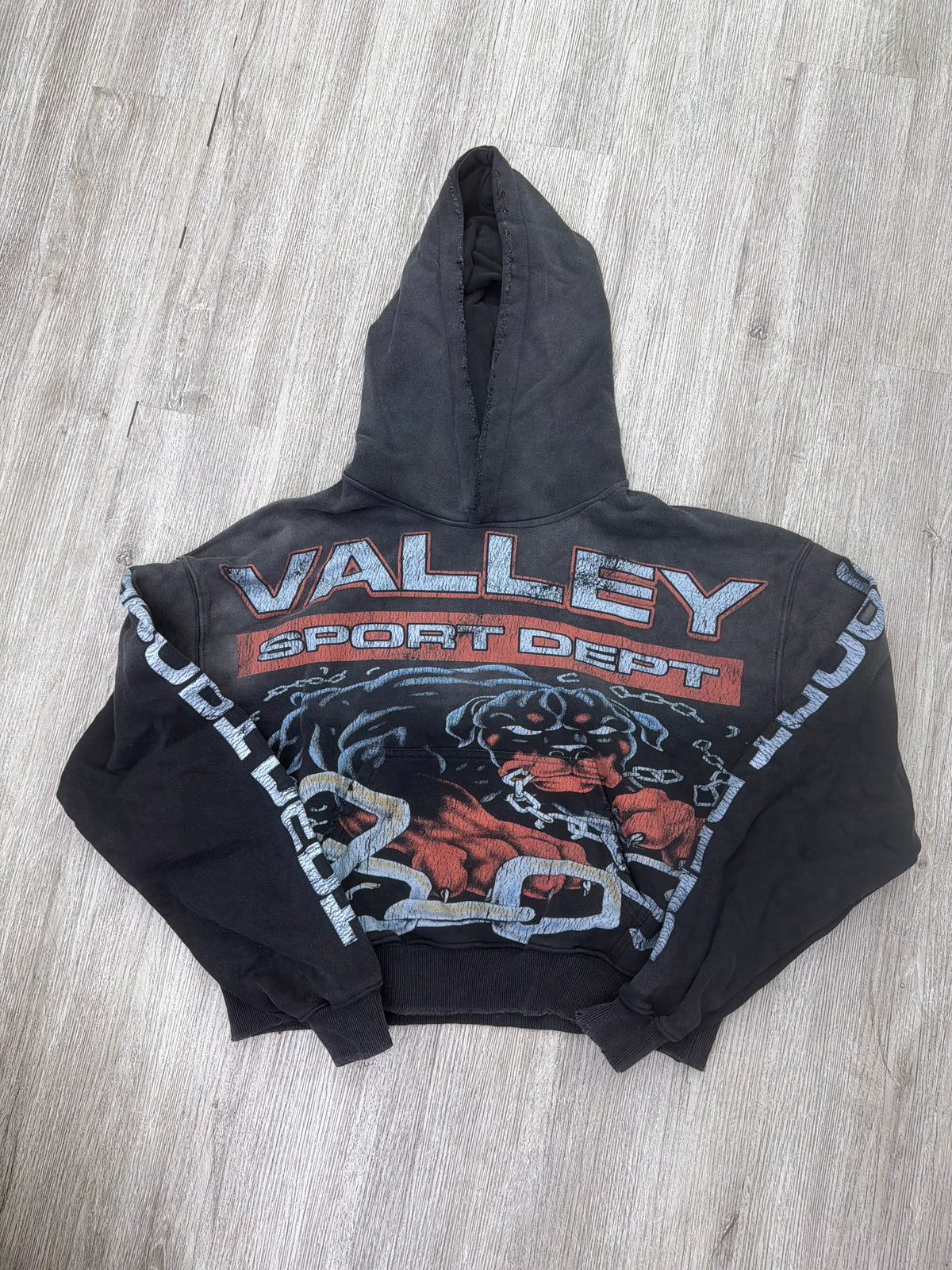 Vale Sports Dept Hoodie (Black/Orange)