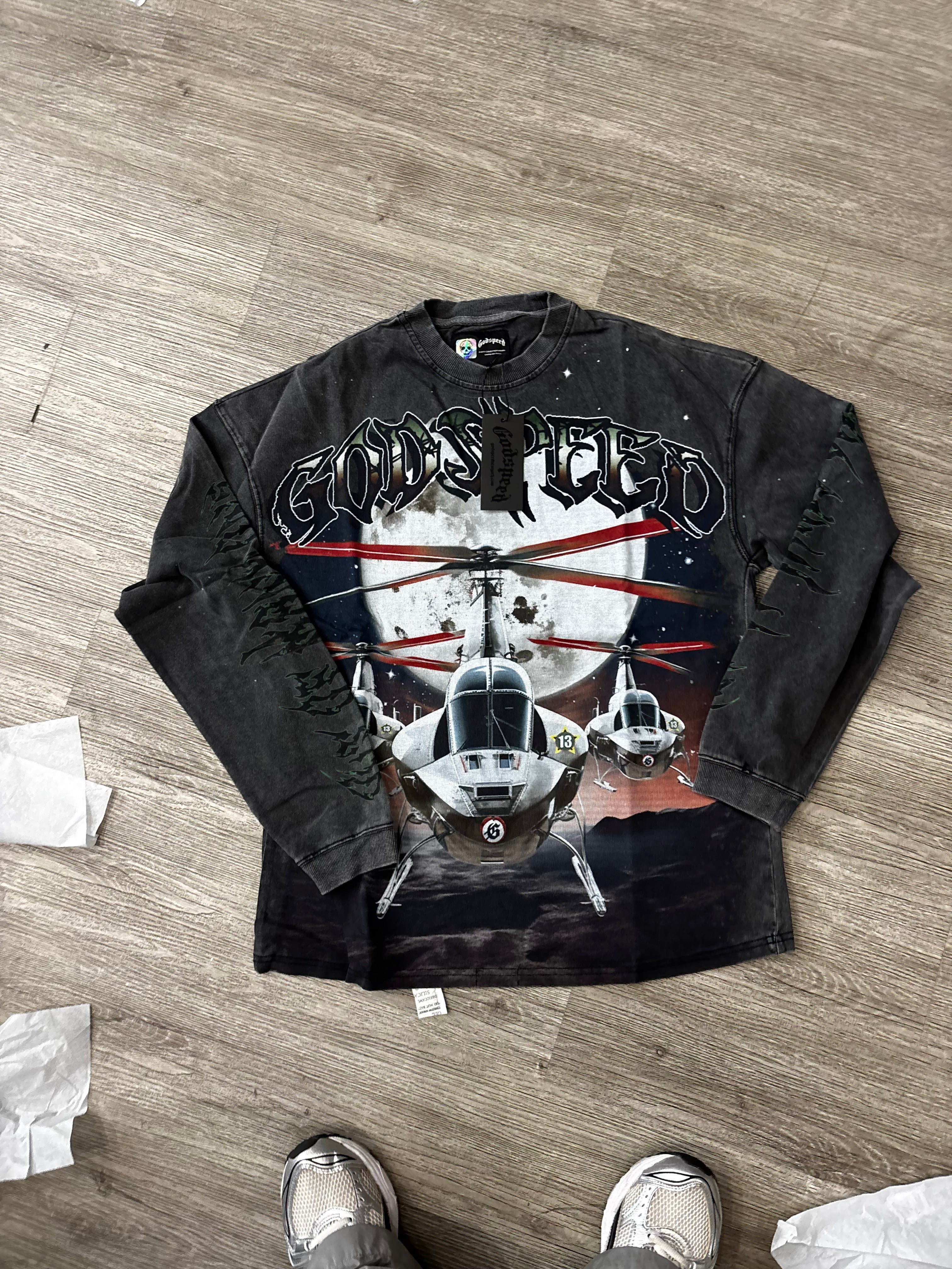 Godspeed longsleeve helicopter black