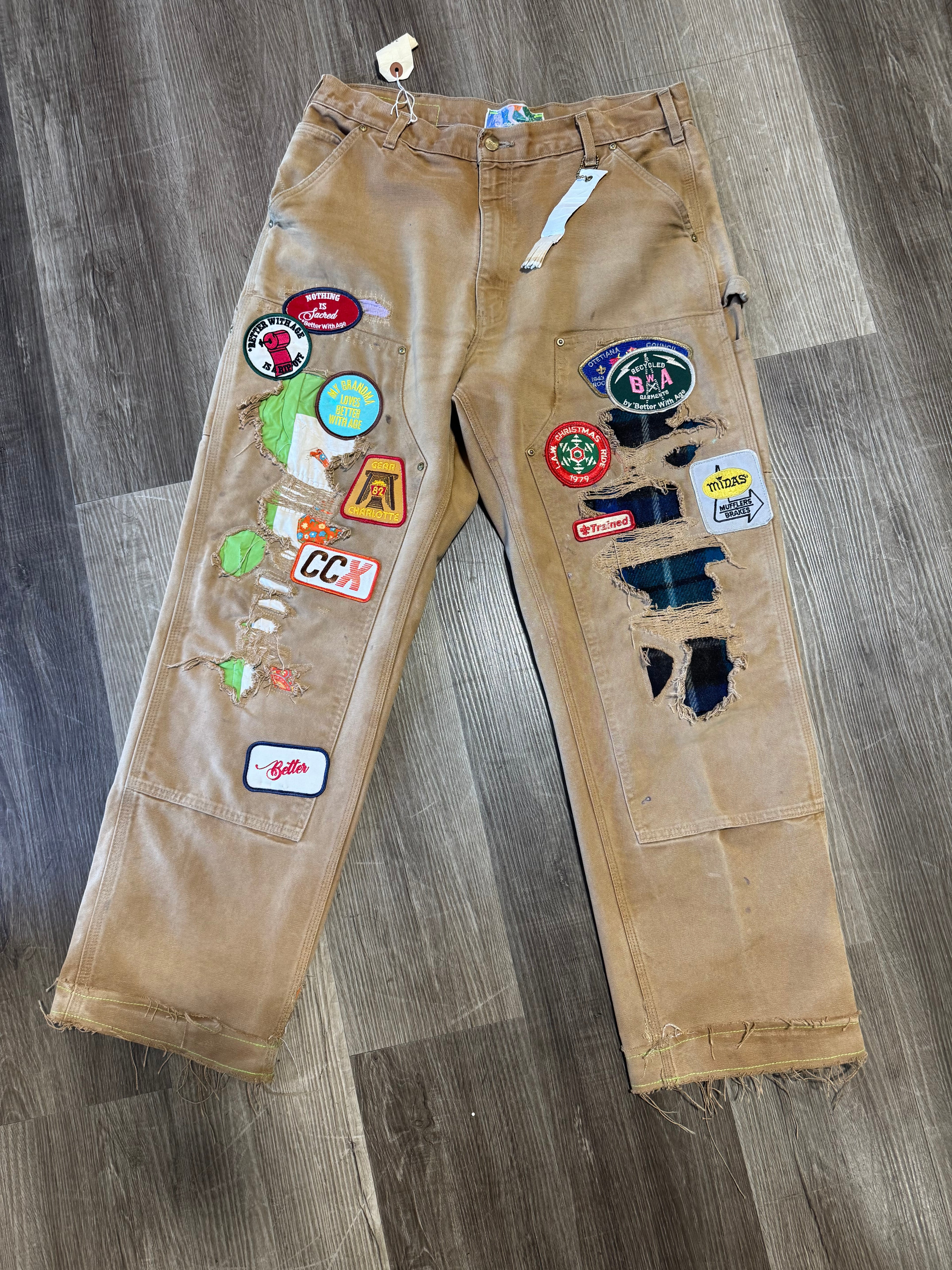 Better With Age Carpenter Pants Tan