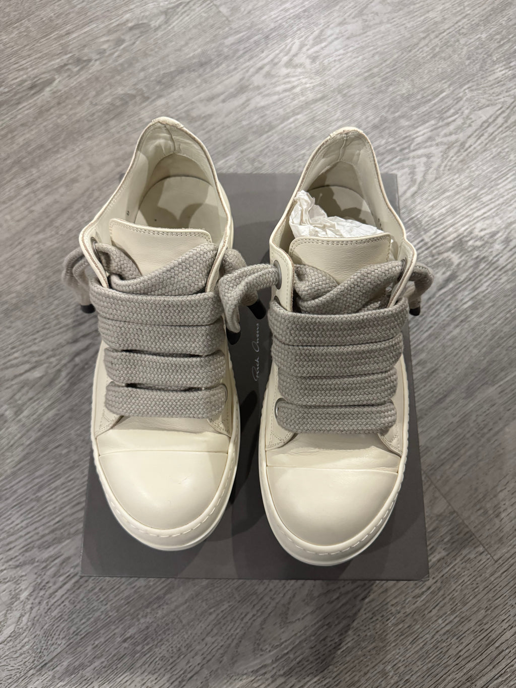Rick Owens Jumbo Lace Mainline (Cream)