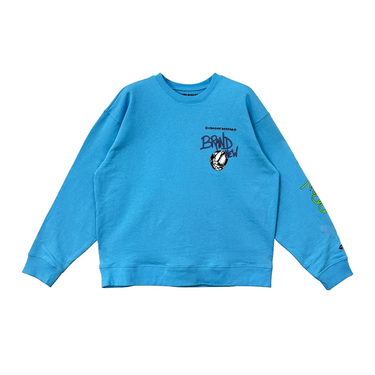 Chrome hearts mattyboy crewneck light blue