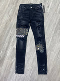Amiri Art patch black jeans