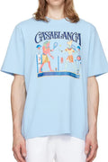 Casablanca “Tennis” Tee Blue