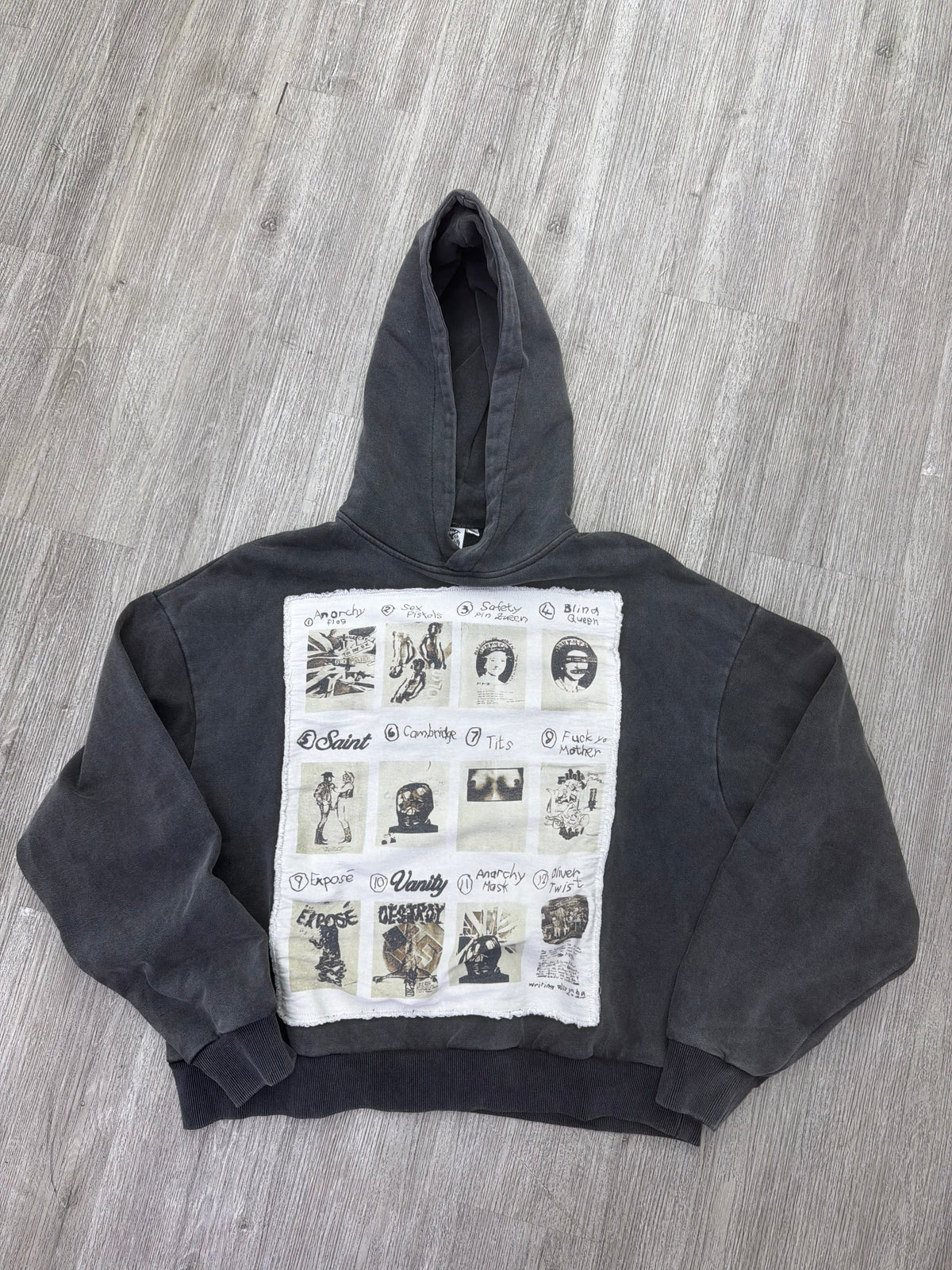Saint Vanity Patch Hoodie black