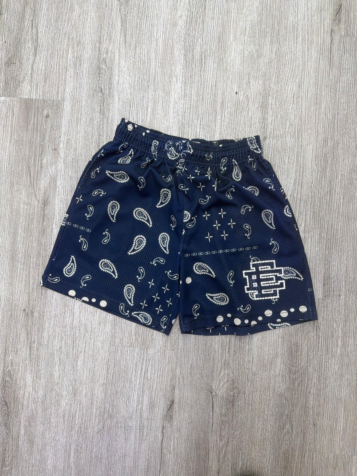 Eric Emanuel Bandana Shorts (Navy)