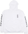 Chrome hearts vertical logo hoodie (White/Black)