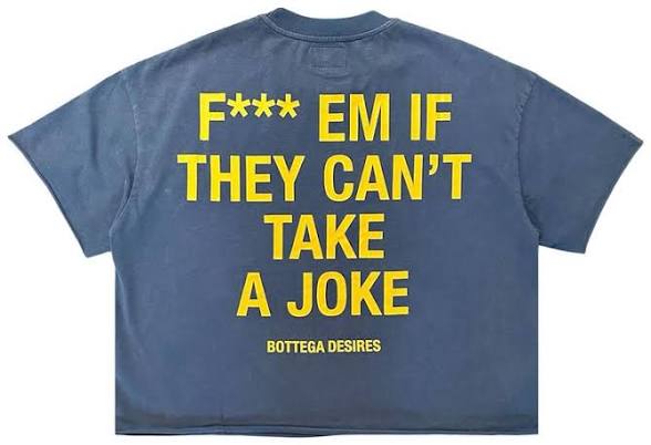 Bottega Desires “Fuck Em” Tee (Blue/Yellow)