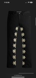 Lost Shdws Denim Jeans (Black/Cream)