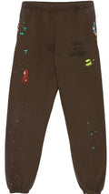 Gallery Dept Sweatpants Brown paint splatter