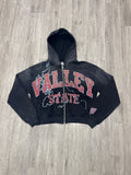 Vale lives zip up valley state black/ red