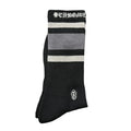 Chrome Hearts Stripe sock (Black/Grey)