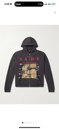 Enfants Riches Deprimes “SADE” Zip Up Hoodie (Black/Red)