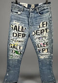 Gallery Dept distressed Logo Jeans