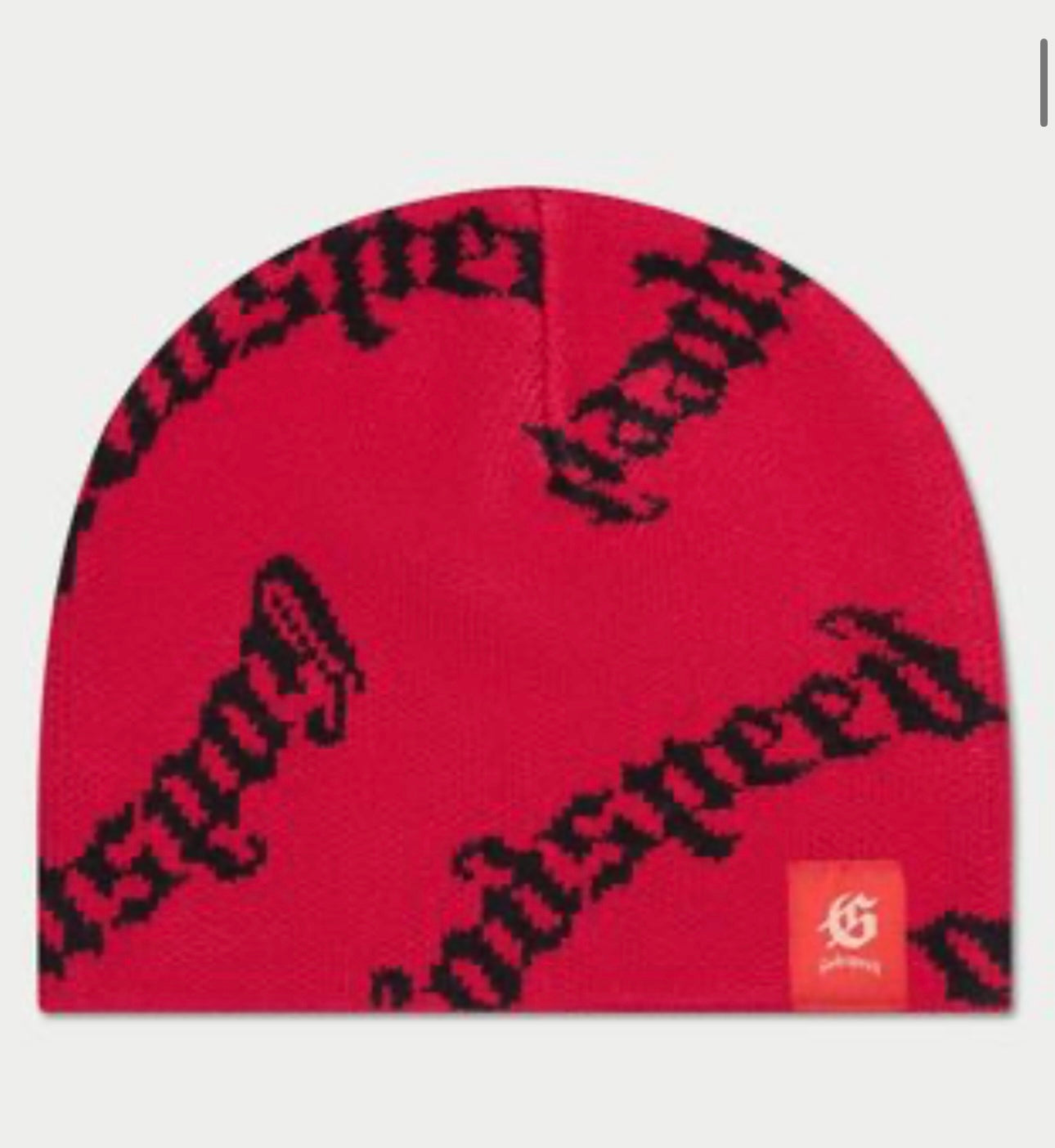 Godspeed Og logo beanie (red/black)