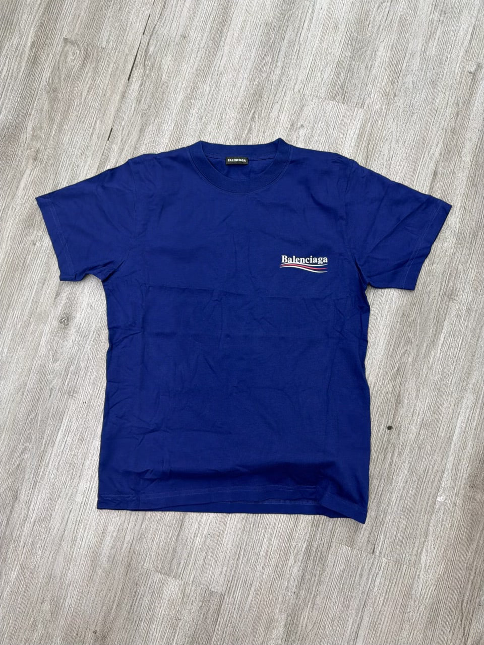 Balenciaga Presidential Logo Tee (Navy)