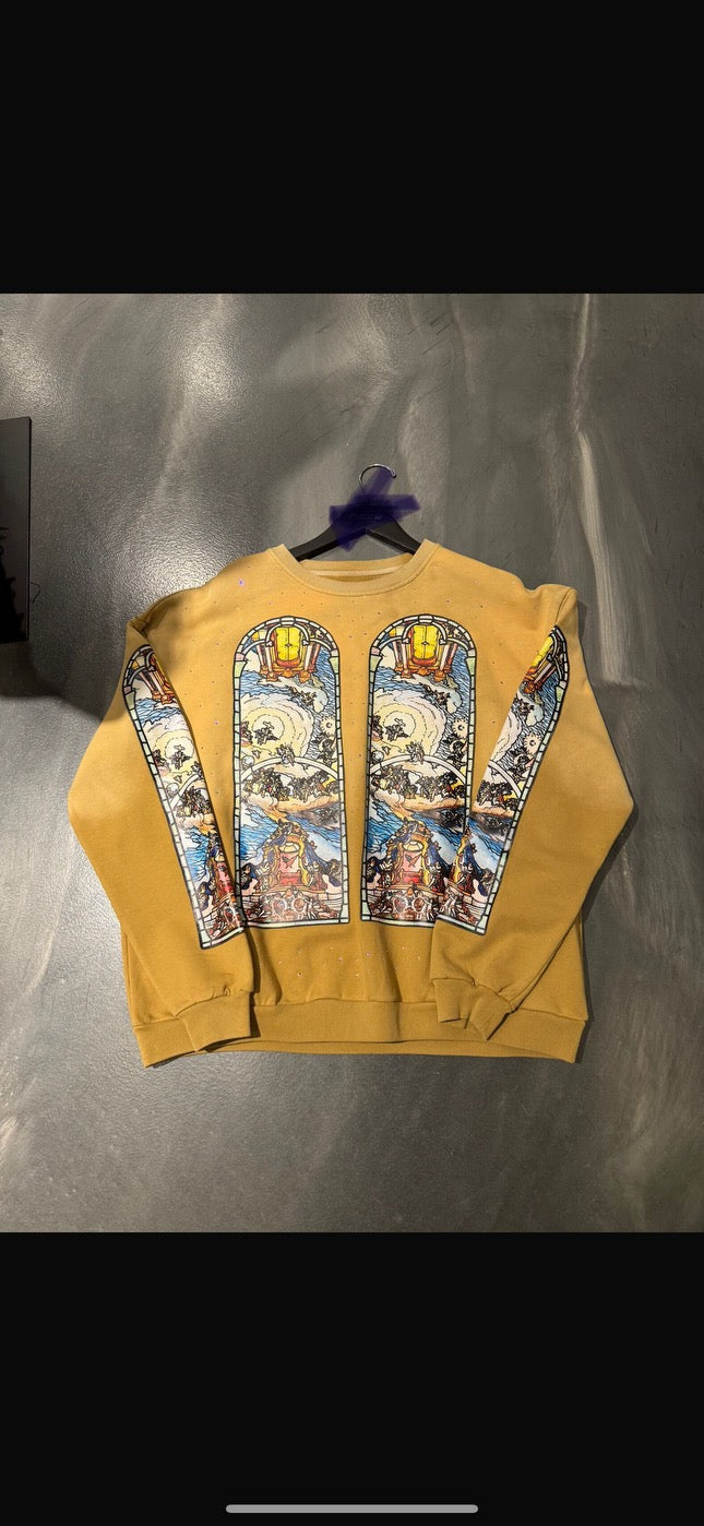 Who decides war Crewneck yellow