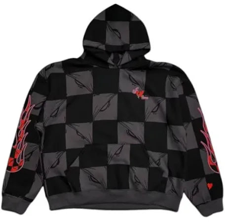Mattyboy Flame Hoodie Black
