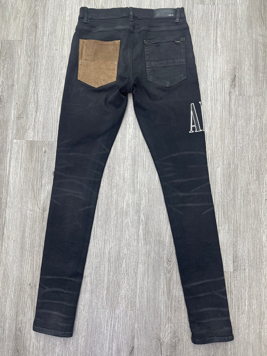 Amiri Art Logo jeans black