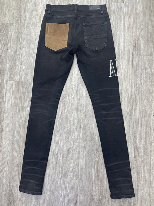 Amiri Art Logo jeans black