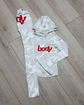 Body by Raven snow camo set