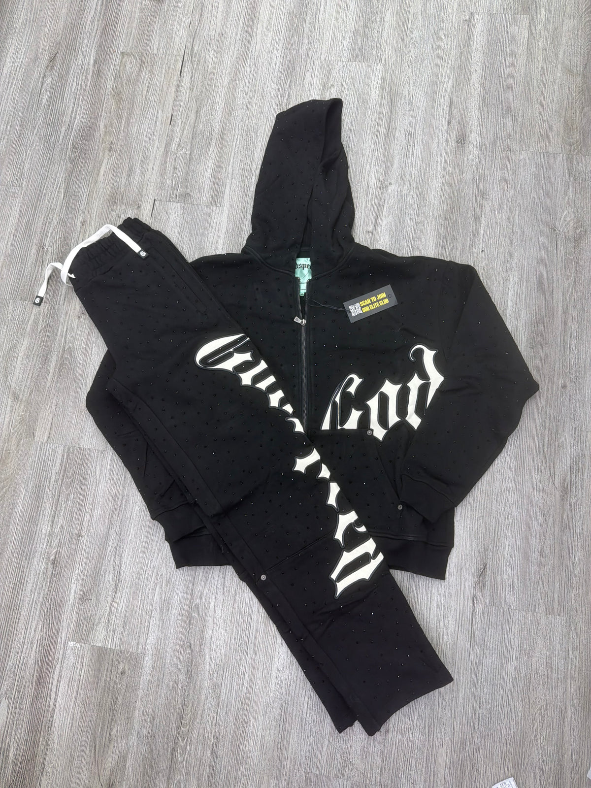 Godspeed Sweatsuit (Black/Cream)
