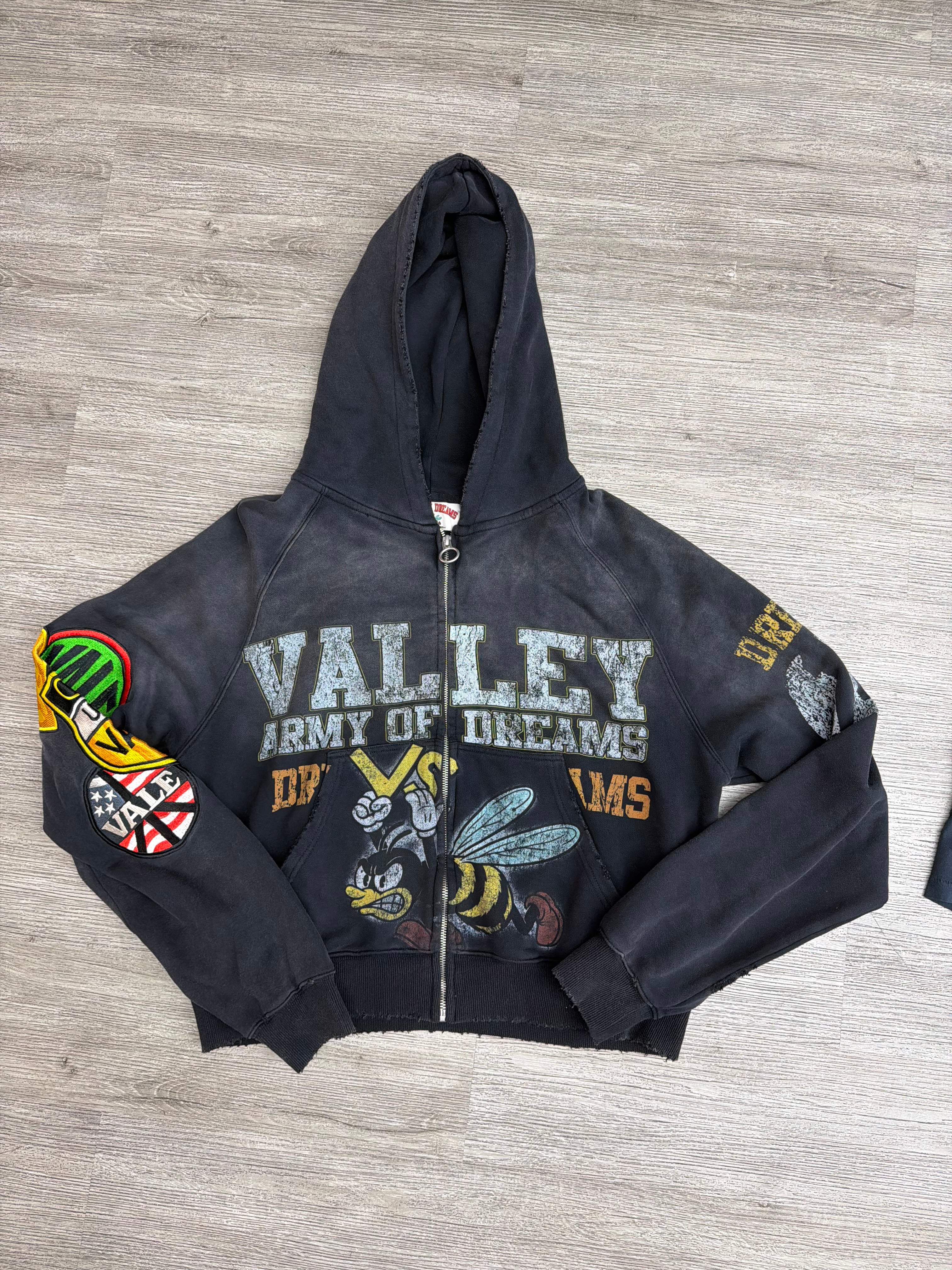 Vale “Army Of Dreams” Zip Up Hoodie (Black)