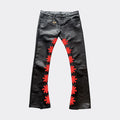 Lost Shdws Wax Jeans (Black/Red)
