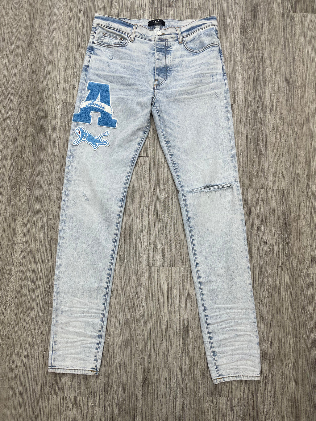 Amiri Varsity Lightblue Jean