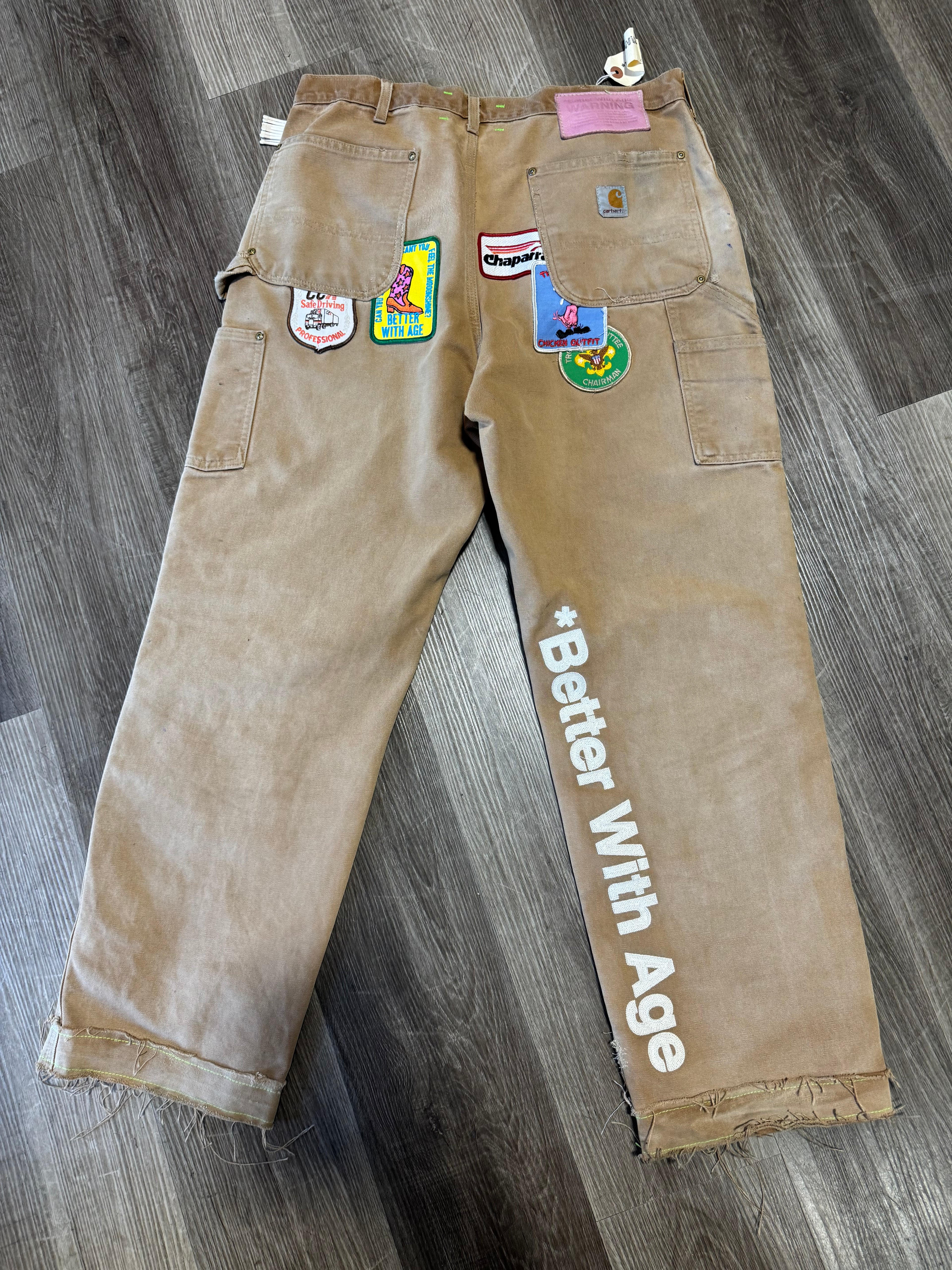 Better With Age Carpenter Pants Tan