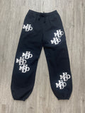 HMDD Patch sweatpants (Black/Silver)