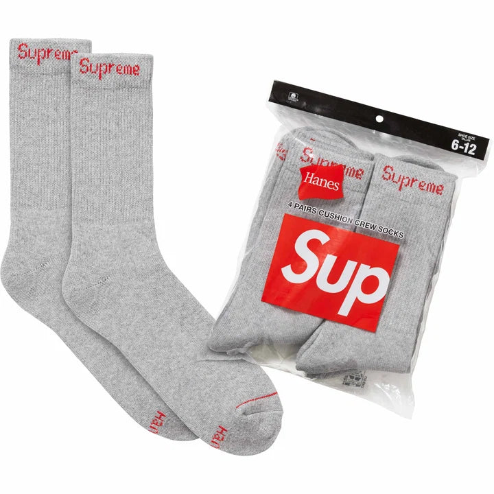 Supreme Socks Grey