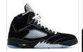 Jordan 5 metallic black