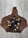 Vale lives zip up garden brown