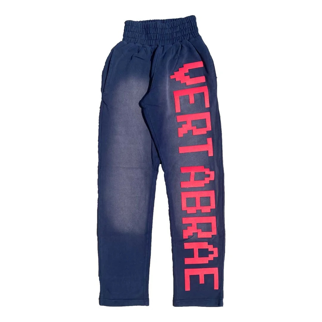 Vertabrae Sweatpants (Navy/Red)