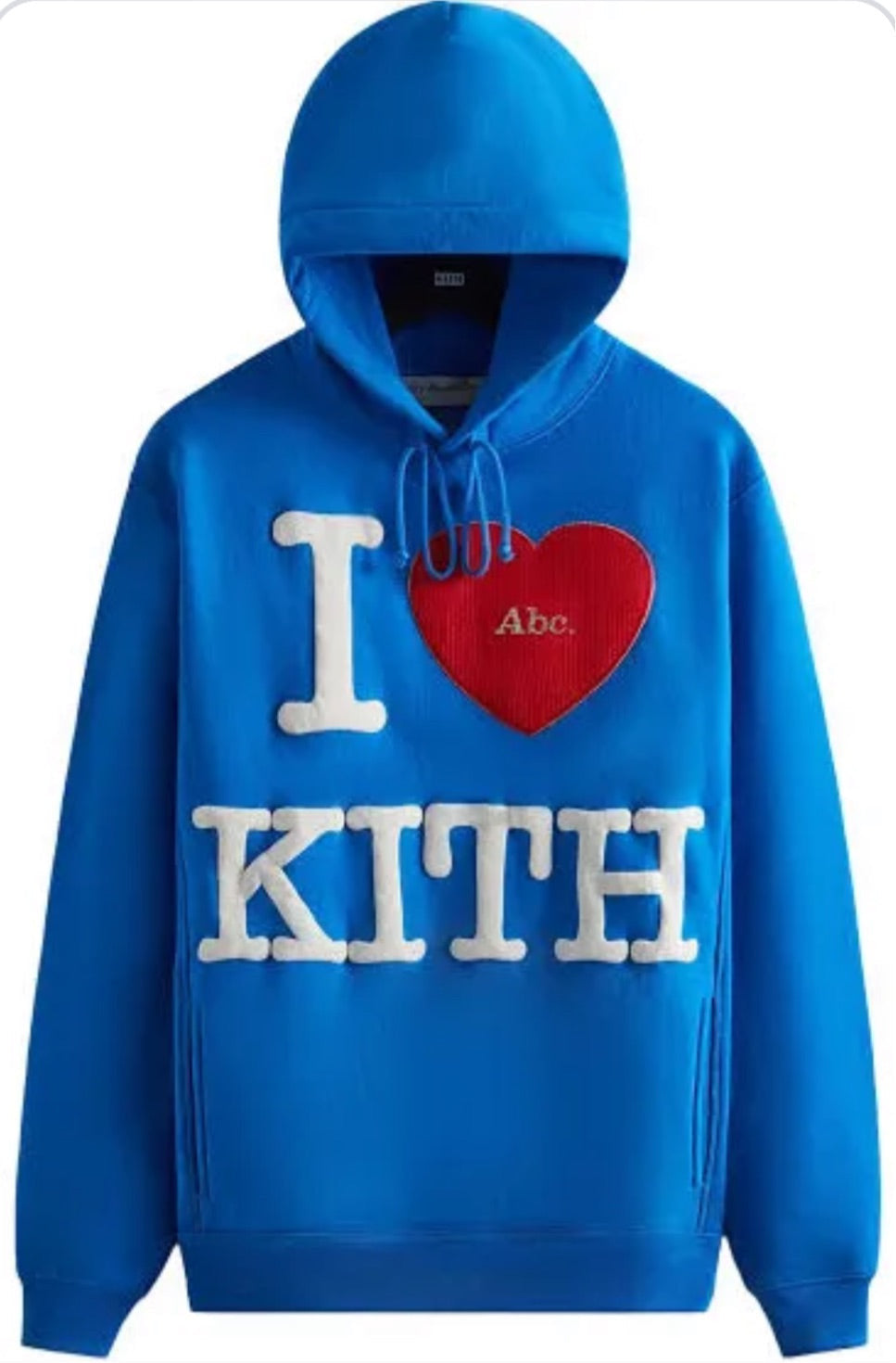 Kith hoodie “ILKith” blue