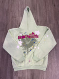 Spider hoodie mint