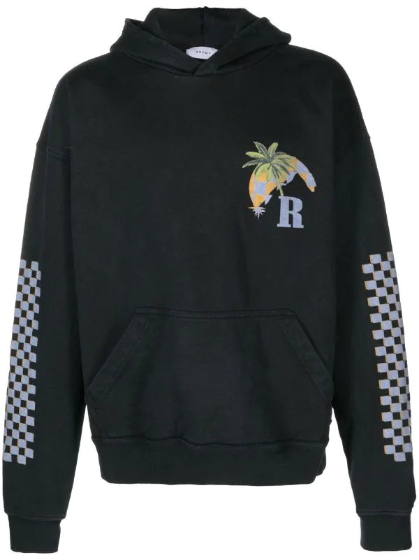 Rhude Moonlight Tropics Hoodie (Black)