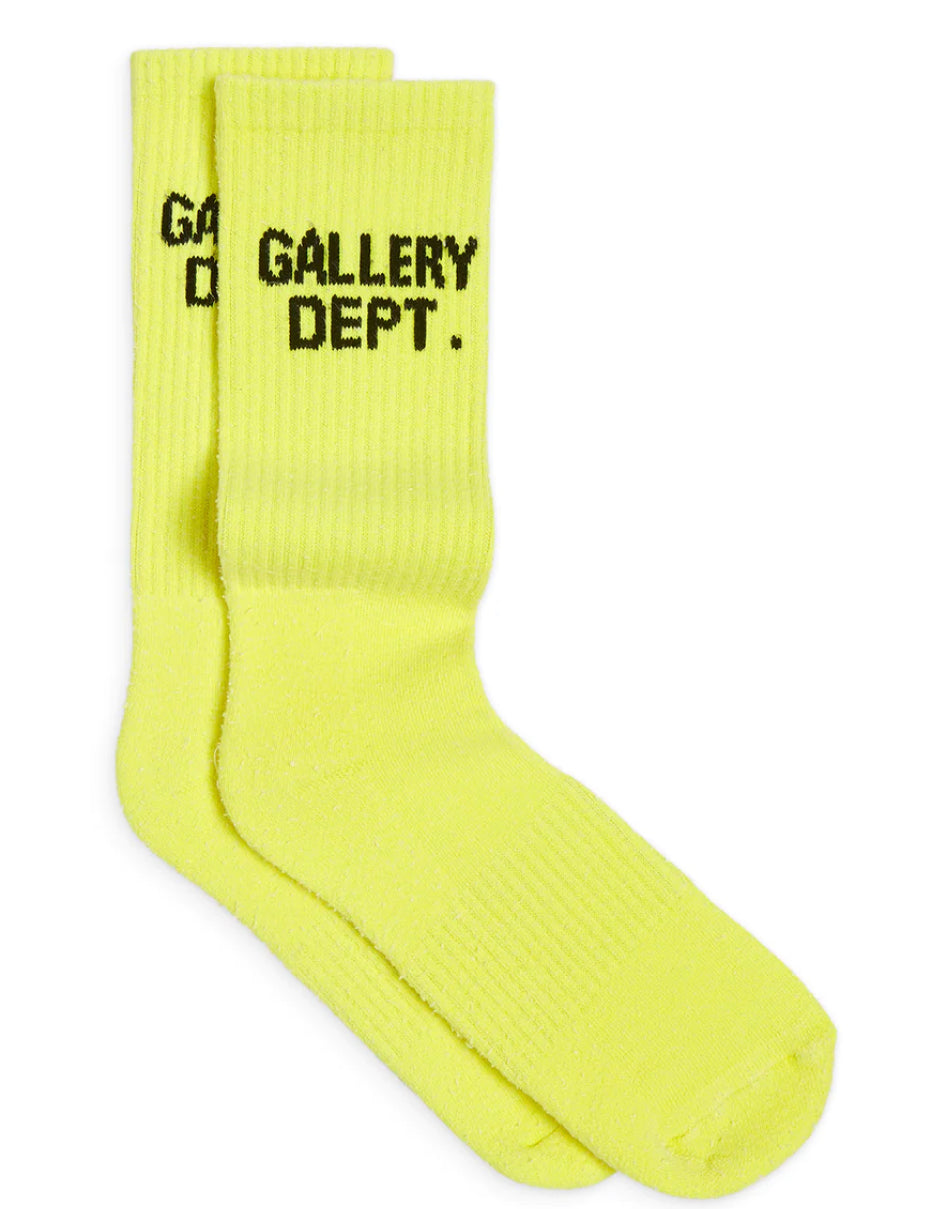 Gallery Dept Sock highlighter yellow