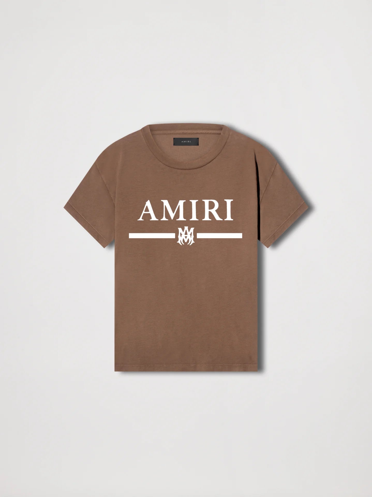 Amiri MA Bar Tee (Brown/White)